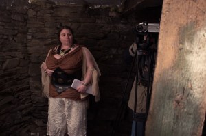 Hauptdarstellerin Néomi am letzten Drehtag