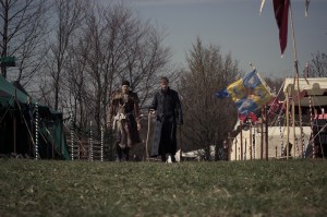 Das Gelände war angenehm weitschweifig