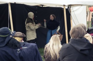 Die LARP-Theatergruppe 'Theater Haberstedt' spielte auf