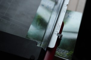 Eines der DORP-Lesezeichen, die es wie immer bei uns auf der RPC gibt, in meinem Papierschneider