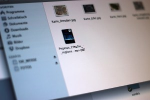 Digitale Belegexemplare sind … schwer zu fotografieren