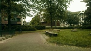 Nur ein Handy-Bild und leider nur bei schlechterem Wetter, aber die erwähnte Zuflucht in Aachen